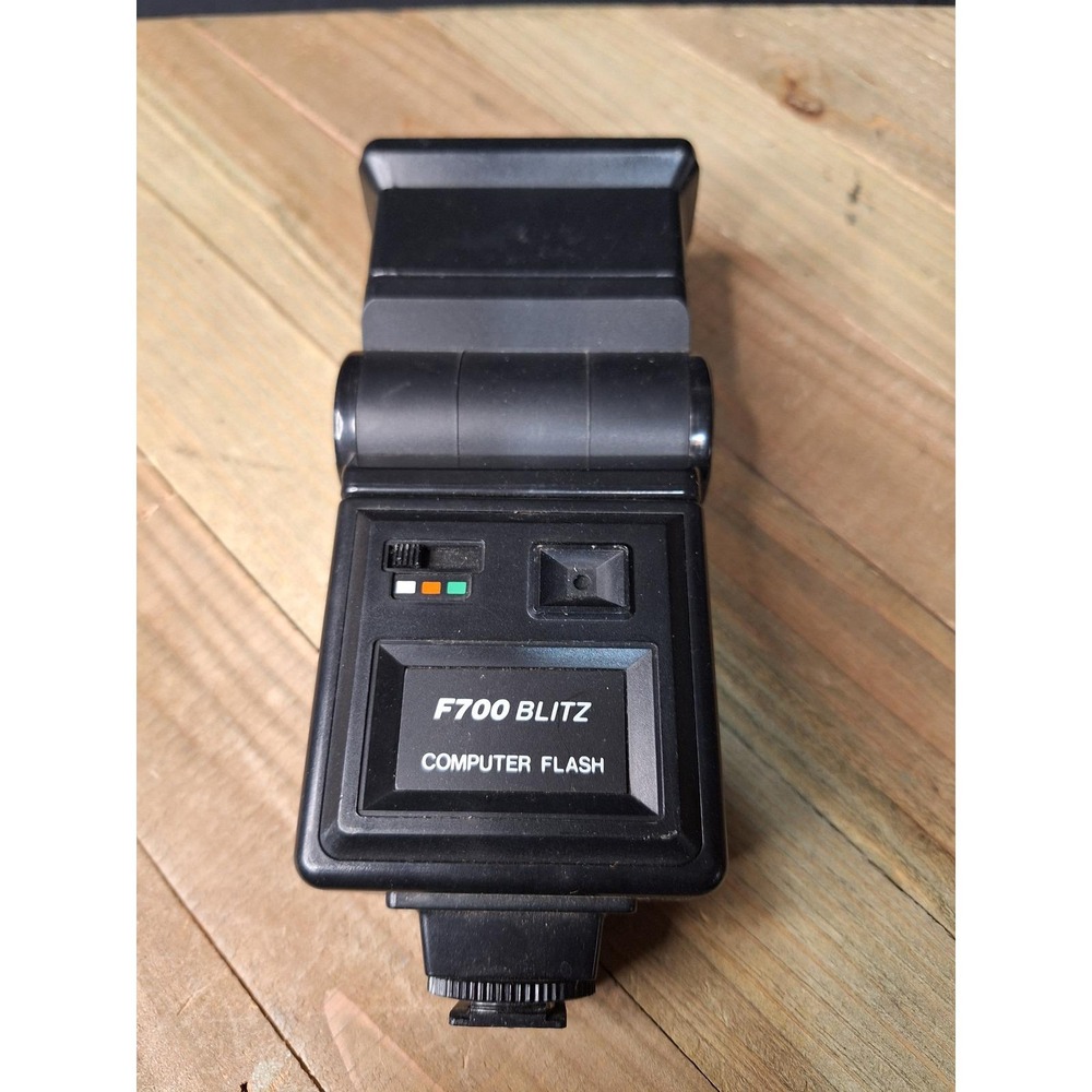F700 Blitz‎ Computer Flash Vintage Camera Electronic Flash Tilting Zoom Head